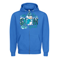 True Royal up to snow good and cute snowman Zipper Hoodie - BundleAndBundleShop