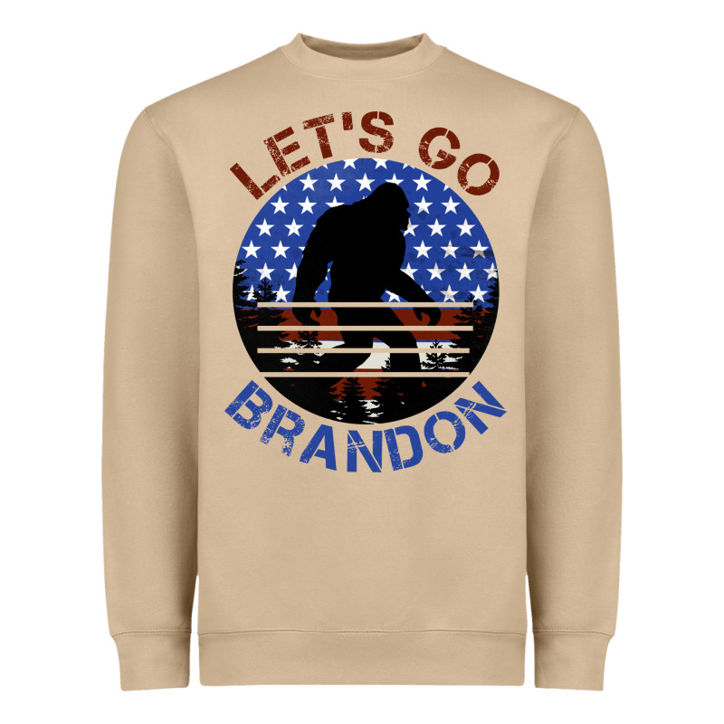 Let's Go Brandon Bigfoot Heavyweight Sweatshirt by Jasminsmagicworld | Teevron