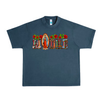 Midnight Navy madre lady of guadelupe Urban Heavy Tee - BarkalooDesign