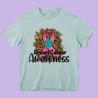 Breast Cancer Awareness Heavy Core Tee Designed By Ranaportraitstore