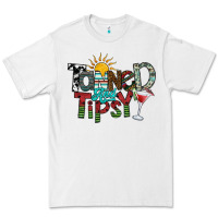 White tanned and tipsy Premium Tee - SublimationCraftShop