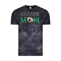 Cloud Black soccer mom with leopard ball and serape leopard Vintage Tee - Artiststas