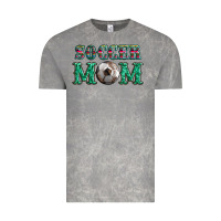Cloud Rock soccer mom with leopard ball and serape leopard Vintage Tee - Artiststas
