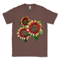 Chestnut Florenza Sunflower Classic Tee - LillyAllenDesigns