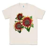 Natural Florenza Sunflower Classic Tee - LillyAllenDesigns