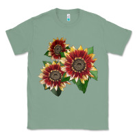 Sage Florenza Sunflower Classic Tee - LillyAllenDesigns