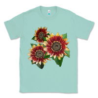 Seafoam Florenza Sunflower Classic Tee - LillyAllenDesigns
