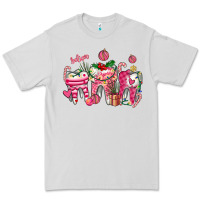 Dove Grey pink christmas teeth Premium Tee - AdoDesignShop