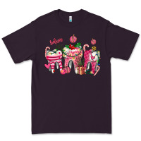 Plum pink christmas teeth Premium Tee - AdoDesignShop