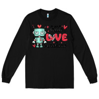 Black little love machine Long Sleeve Tee - MaliasSmallBusiness