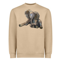 Baby Elephant Heavyweight Sweatshirt | Teevron