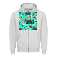 Dove Grey Hot Mom Summer Digital Paper Zipper Hoodie - BundleAndBundleShop