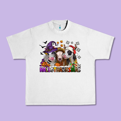 Hallothanksmas Heifers Urban Heavy Tee Designed By Jasminsmagicworld