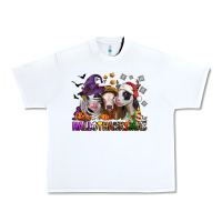 White hallothanksmas heifers Urban Heavy Tee - Jasminsmagicworld