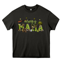 Asphalt army mama Heavy Core Tee - Zillion Design Studio