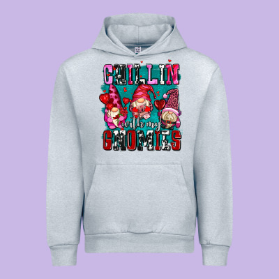 Chillin With My Gnomies Olivia Urban Hoodie Designed By Oliviacreatesart