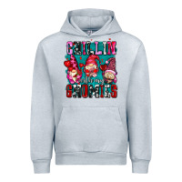 Heather Grey chillin with my gnomies olivia Urban Hoodie - OliviaCreatesArt