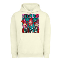 Pigment Pistachio chillin with my gnomies olivia Urban Hoodie - OliviaCreatesArt