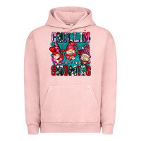 Pigment Salmon chillin with my gnomies olivia Urban Hoodie - OliviaCreatesArt