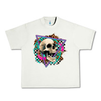 Pistachio race skull Urban Heavy Tee - AdoDesignShop