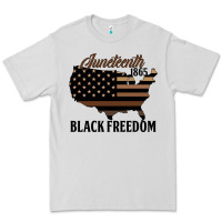Dove Grey juneteenth 1865 black freedom Premium Tee - HRA Design Shop