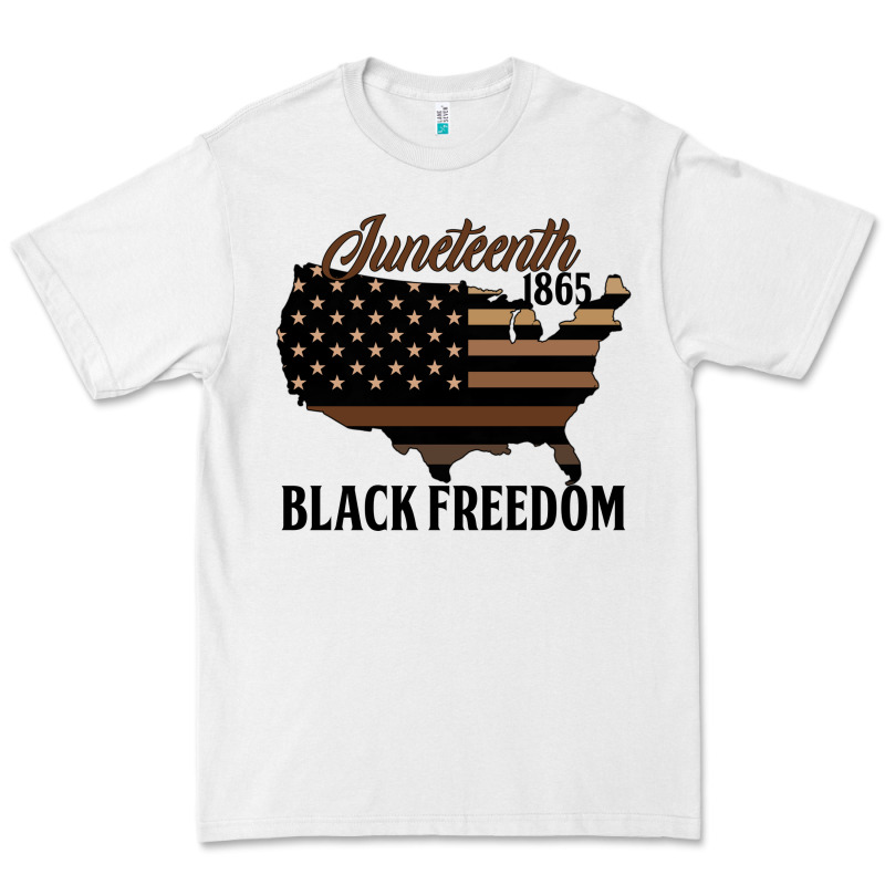 Juneteenth 1865 Black Freedom Premium Tee by HRA Design Shop | Teevron