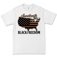 White juneteenth 1865 black freedom Premium Tee - HRA Design Shop