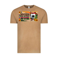 Vintage Camel soccer mom with ball and sunflower cactus serape licanse plate Vintage Tee - Artiststas