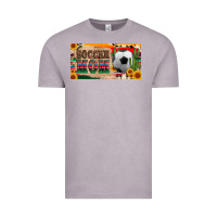 Vintage Zinc soccer mom with ball and sunflower cactus serape licanse plate Vintage Tee - Artiststas