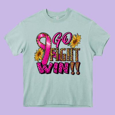 Go Fight Win Heavy Core Tee Designed By Ranaportraitstore
