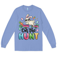 Colony Blue on the hunt easter Long Sleeve Tee - MaliasSmallBusiness