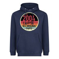 Navy 15th Birthday gift Vintage 2004 Heavyweight Hoodie - Bettercallsaul