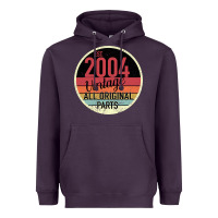 Plum 15th Birthday gift Vintage 2004 Heavyweight Hoodie - Bettercallsaul