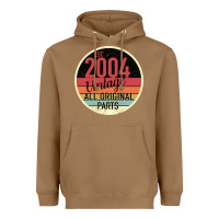 15th Birthday Gift Vintage 2004 Heavyweight Hoodie | Teevron