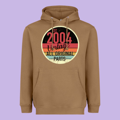 15th Birthday Gift Vintage 2004 Heavyweight Hoodie Designed By Bettercallsaul