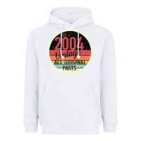 White 15th Birthday gift Vintage 2004 Heavyweight Hoodie - Bettercallsaul