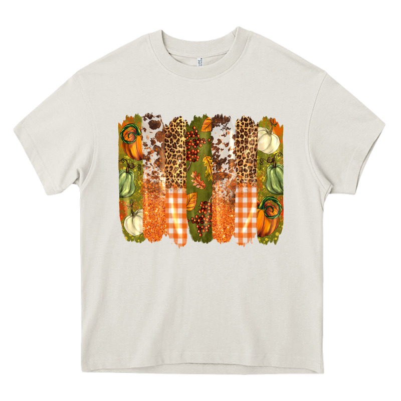 Fall Brushstrokes Heavy Core Tee by BarkalooDesign | Teevron
