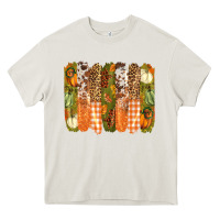 Cream fall brushstrokes Heavy Core Tee - BarkalooDesign