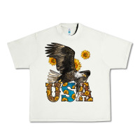Pistachio Western Usa Eagle Urban Heavy Tee - LillyAllenDesigns
