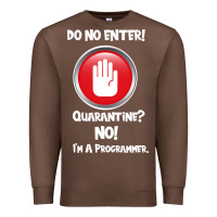 Chestnut I'm Not In Quarantine I'm A Programmer Premium Sweatshirt - Bettercallsaul
