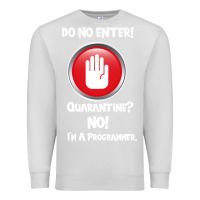 Dove Grey I'm Not In Quarantine I'm A Programmer Premium Sweatshirt - Bettercallsaul