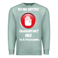 Seafoam I'm Not In Quarantine I'm A Programmer Premium Sweatshirt - Bettercallsaul