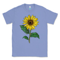 Colony Blue Sunray yellow sunflower Classic Tee - LillyAllenDesigns
