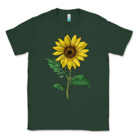 Sports Green Sunray yellow sunflower Classic Tee - LillyAllenDesigns