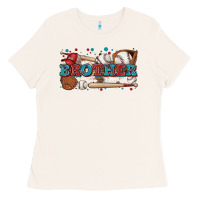Bone brother baseball Ladies Tee - Zillion Design Studio