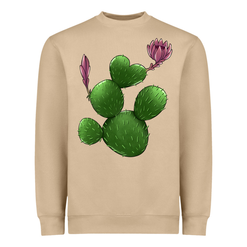 Heart Cactus Heavyweight Sweatshirt by Jasminsmagicworld | Teevron