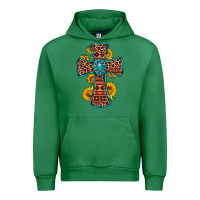 Emerald gemstone sunflower leopard cross Urban Hoodie - OliviaCreatesArt