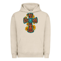 Pigment French Oak gemstone sunflower leopard cross Urban Hoodie - OliviaCreatesArt