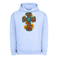 Pigment Grape Ice gemstone sunflower leopard cross Urban Hoodie - OliviaCreatesArt