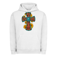 Pigment Lunar Rock gemstone sunflower leopard cross Urban Hoodie - OliviaCreatesArt